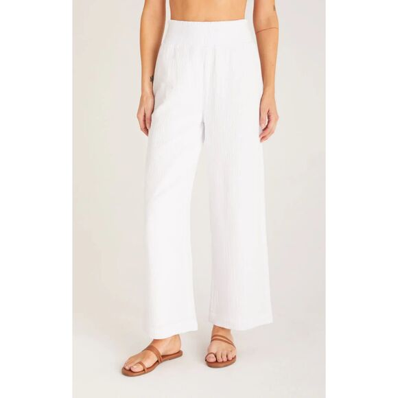 Z Supply White Wide Leg Pants - Picture 1 of 7